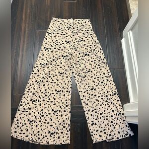 Leopard Print Wide leg silky pants